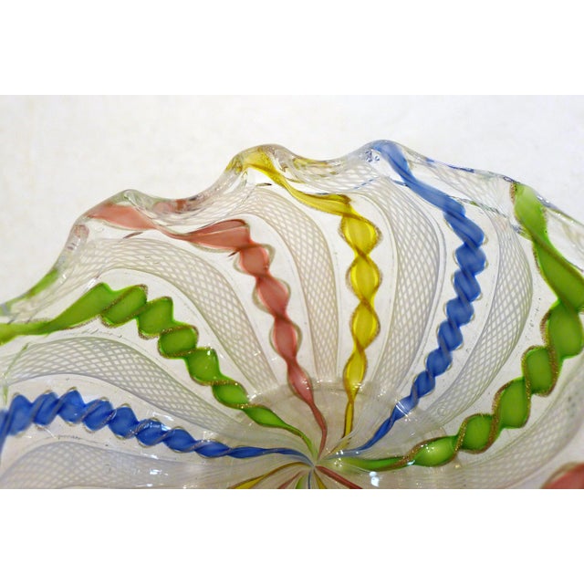 Small Vintage Murano Glass Bowl, 1960s For Sale - Image 8 of 13