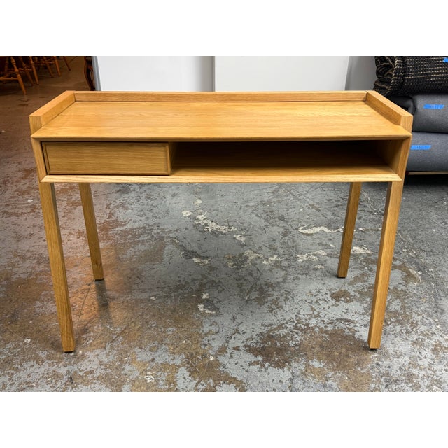 Design Plus Gallery presents the Fantol Desk from Article. Constructed in natural oak, the desk showcases a streamlined...