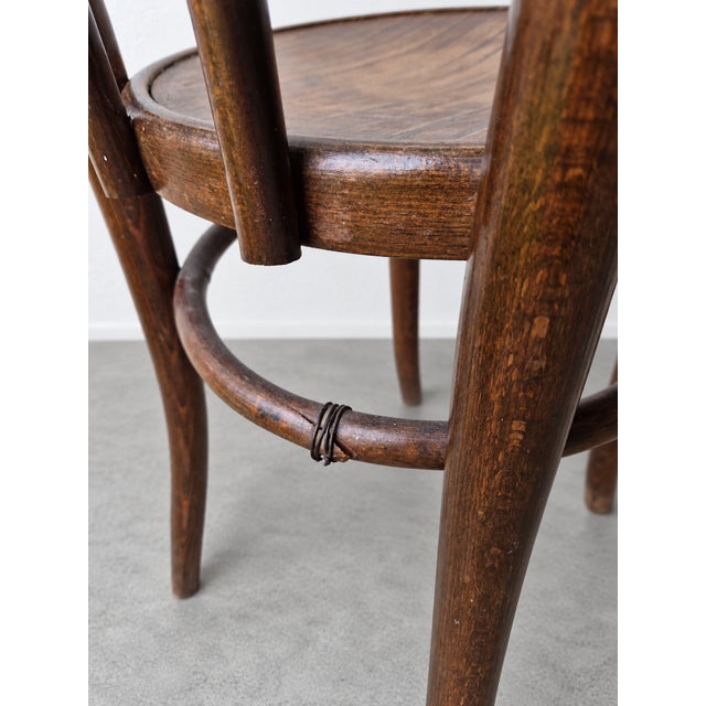 Early 20th Century Antique Side Chair in Bentwood by Michael Thonet, 1900 For Sale - Image 5 of 9