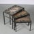 Nesting Tables with Stone Tops, the Netherlands, 1960s, Set of 3 For Sale - Image 6 of 9