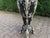 1980 Italian Baroque Black Silver Pedestal For Sale - Image 6 of 13