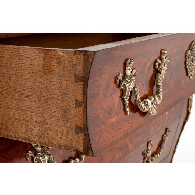 Antique French Louis XVI Bombe Commode, 1900s For Sale - Image 4 of 12