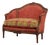 Vintage French Provincial Upholstered Love Seat Settee For Sale