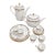 1986 Coalport Sherborne Demitasse & Dessert Tea Sets Service for 6 - 22 pcs For Sale