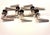 Metal Door Handles by Max Burchartz for Wehag, 1934, Set of 5 For Sale - Image 7 of 7