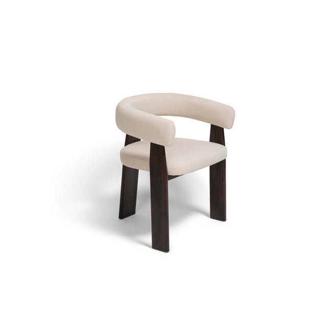 Modern Classy Wood Dining Chair For Sale - Image 3 of 5