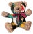 Gucci Fiori Nero Vintage Silk Scarf Tender Teddy Bear For Sale