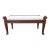 Jeffco Regency Style Lion Head Upholstered Bench For Sale