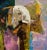 1980s Hovik Expressionist Oil Painting on Canvas of an Elephant For Sale In San Francisco - Image 6 of 7