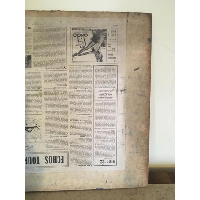 Ermete Lancini, Abstract Collage, 1960s, Mixed Media For Sale - Image 16 of 17