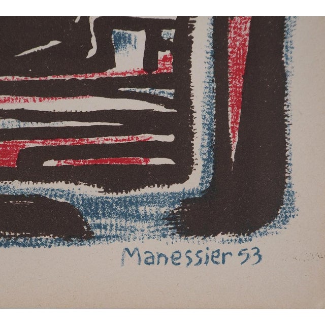 Alfred Manessier, Composition en couleurs, Lithograph For Sale - Image 5 of 6