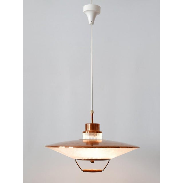 Mid-Century Modern Scandinavian Copper Pendant Lamp, 1960s For Sale - Image 9 of 18