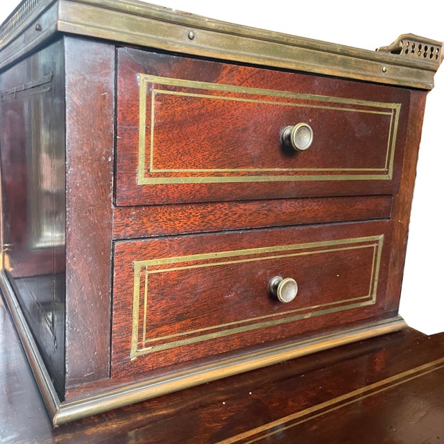 1800s Louis XVI Style “Bonheur Du Jour” Writing Desk. For Sale In New York - Image 6 of 15