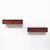 Mid-Century Modern Danish Wall-Mounted Nightstands in Walnut, 1960s, Set of 2 For Sale - Image 4 of 15