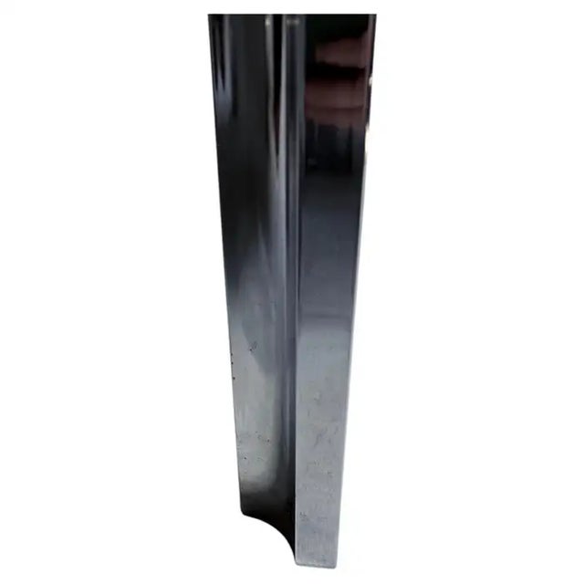 Chrome Mid Century Modern Karl Springer Style Chrome & Brass Square Coffee Table For Sale - Image 8 of 9