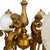 Antique Louis XV French Gilt Bronze Figural Chandelier with 6 Etched Globes, 1890 For Sale - Image 3 of 8