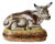 Limoges, France Rochard Hand-Painted Enamel "Longhorn Cow," Trinket Box For Sale