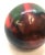 Wood Large Round Vintage Gourd Hand Painted Hanging Ornament For Sale - Image 7 of 11
