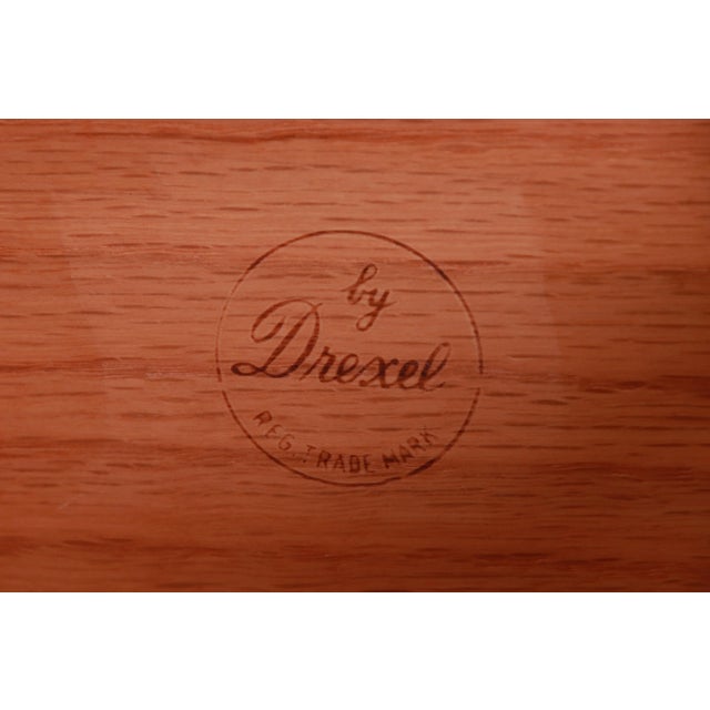 Mid 20th Century Kipp Stewart for Drexel Declaration Walnut Long Dresser, Newly Refinished For Sale - Image 12 of 13