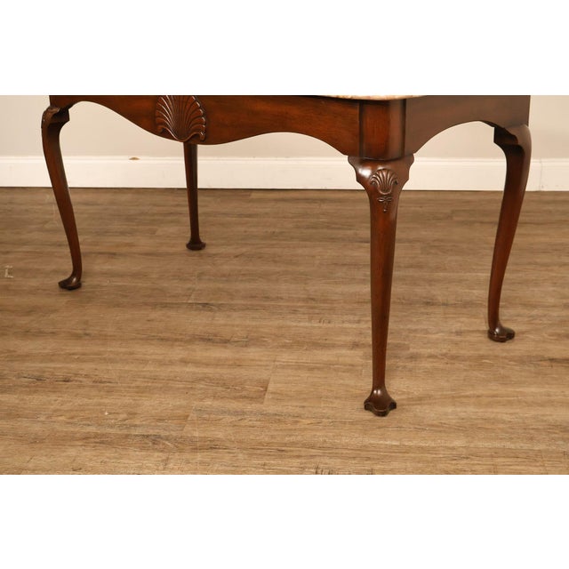 Kittinger Colonial Williamsburg Marble Top Mahogany Server For Sale - Image 11 of 18