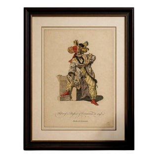 European School Artist, Bashaw of Caramania, 1749, Engraving For Sale