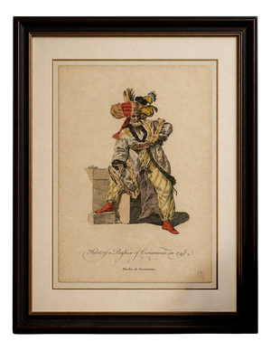 European School Artist, Bashaw of Caramania, 1749, Engraving