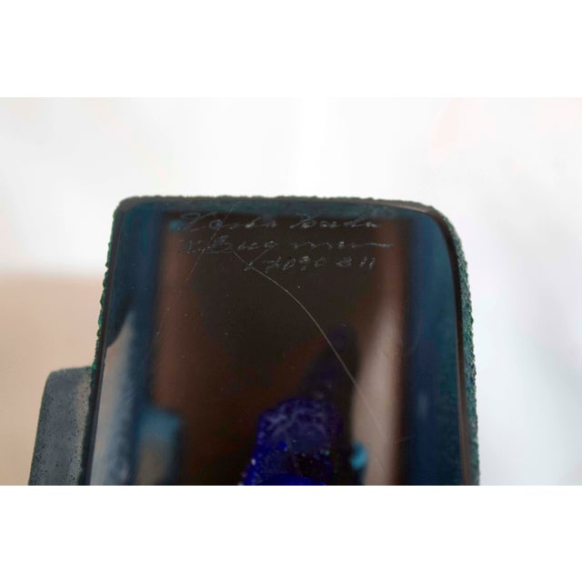 Kjell Engman for Kosta Boda Set of 4 Sandblasted Swedish Glass Sculpture For Sale - Image 11 of 17