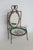 Metal Victorian Brass and Porcelain Miniature Chair Mirrored Pocket Watch Holder 5052b For Sale - Image 7 of 18