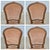 1980s Chateau d'Ax Louis XV Carved Walnut & Cocoa Velvet Dining Chairs, Assembled Set of 4 For Sale - Image 9 of 15