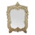 Hollywood Regency Serge Roche Style Palm Leaf Wall Mirror, Sculptural Foliate For Sale