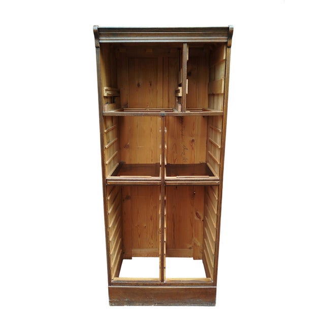Vintage Danish Industrial Archive Filing Cabinet from Silkeborg Møbelfabrik, 1920s For Sale - Image 6 of 11