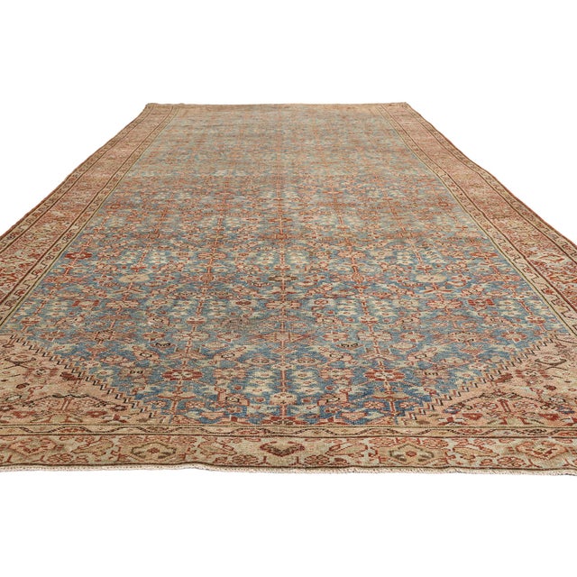 Traditional Late 19th Century Persian Malayer Rug, 06'09 X 16'08 For Sale - Image 3 of 10