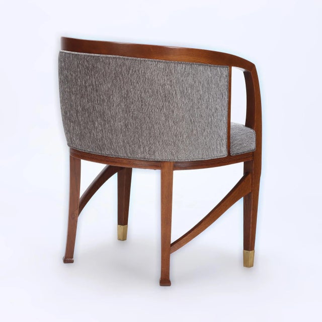 1910s Early 20th Century Vintage Viennese Secessionist Side Chair For Sale - Image 5 of 7