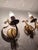 Gold Wrought Iron and Gold Leaf Wall Lights, 1960s, Set of 3 For Sale - Image 8 of 13