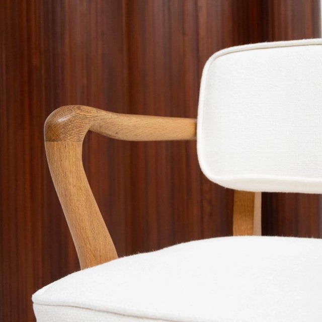 Guillerme et Chambron Armchair by Guillerme et Chambron for Votre Maison, 1950s For Sale - Image 4 of 7