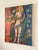 Red “Le Venus” French Oil on Canvas by Robert Pfeiffer, Framed, Signed '71 For Sale - Image 8 of 15