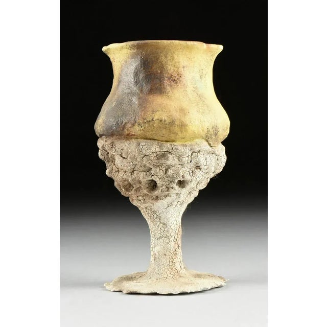 Dennis W. Smith Glazed Ceramic Chalice For Sale In New York - Image 6 of 6