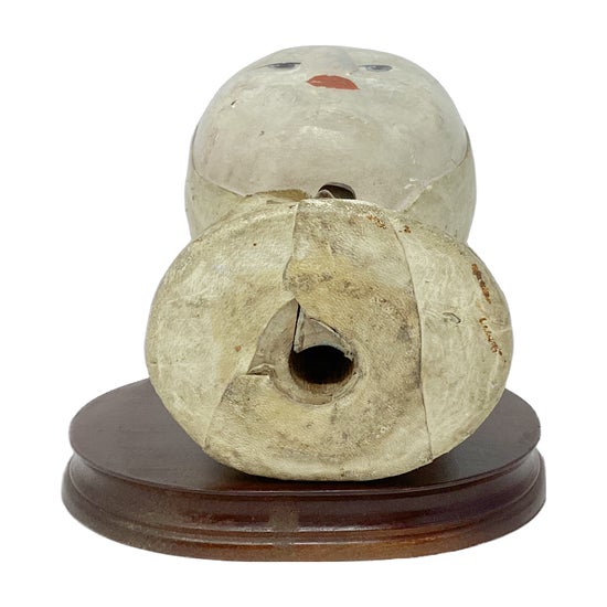 19th C French Marrote Millinery Head For Sale - Image 4 of 4
