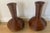 Boho chic floor vases with possible attribution to Gabriella Crespi, no maker's sticker remains. Urns are constructed of...
