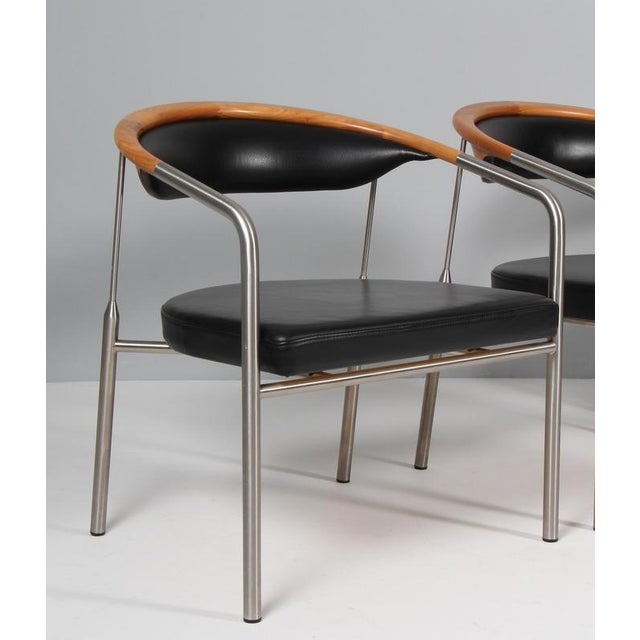 Chairman Armchairs by Henrik Tengler, 2010s, Set of 3 For Sale - Image 4 of 10