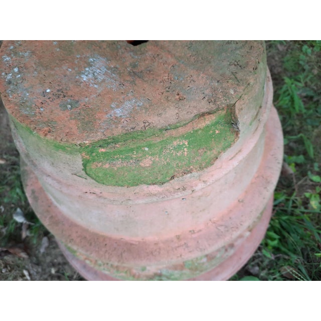 Traditional Italian Dellarobbia Garland Terracotta Pot For Sale - Image 3 of 8