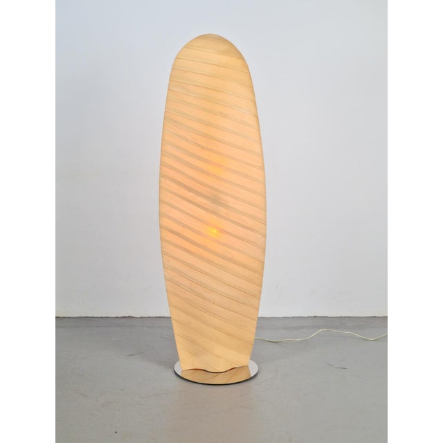 Metal Modern Wooden Wing Floor Lamp from Gamma Delta Group SRL Padova, Italy, 1990s For Sale - Image 7 of 18