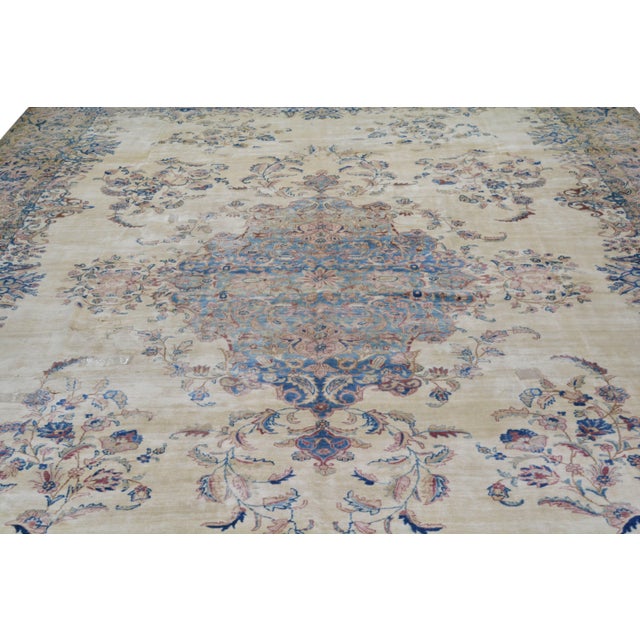 Traditional Vintage Hand Knotted Wool Rug, 10'3''x16'4'' For Sale - Image 3 of 6
