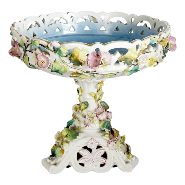 19th Century Porcelain Fruit Bowl, Germany For Sale