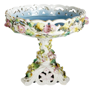 19th Century Porcelain Fruit Bowl, Germany