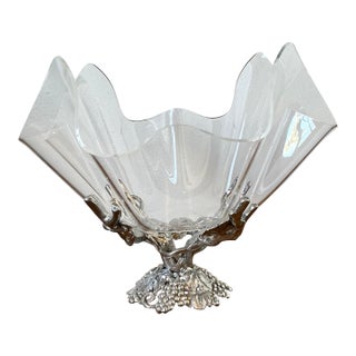 Vintage Arthur Court Pewter and Plexi Bowl For Sale