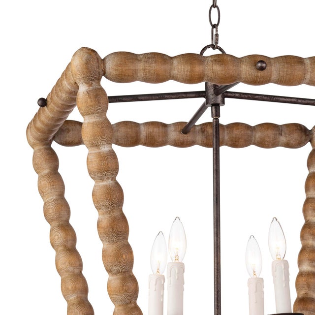 Not Yet Made - Made To Order Coastal Living Perennial Lantern in Natural For Sale - Image 5 of 8
