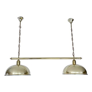 Large Vintage Pendant Light in Brass from Honsel, 1960s For Sale