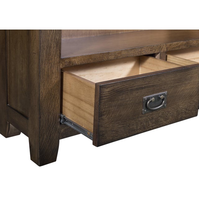 Mission Open Shelf Bookcase - Micheal Cherry For Sale - Image 10 of 17