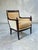 Baker Furniture Federal Revival Mahogany Upholstered Armchair With Ball Finials, Late 20th Century For Sale In Washington DC - Image 6 of 9